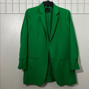 Love Tree Women S Blazer Jacket Open Front Green Coat Office 3888‎